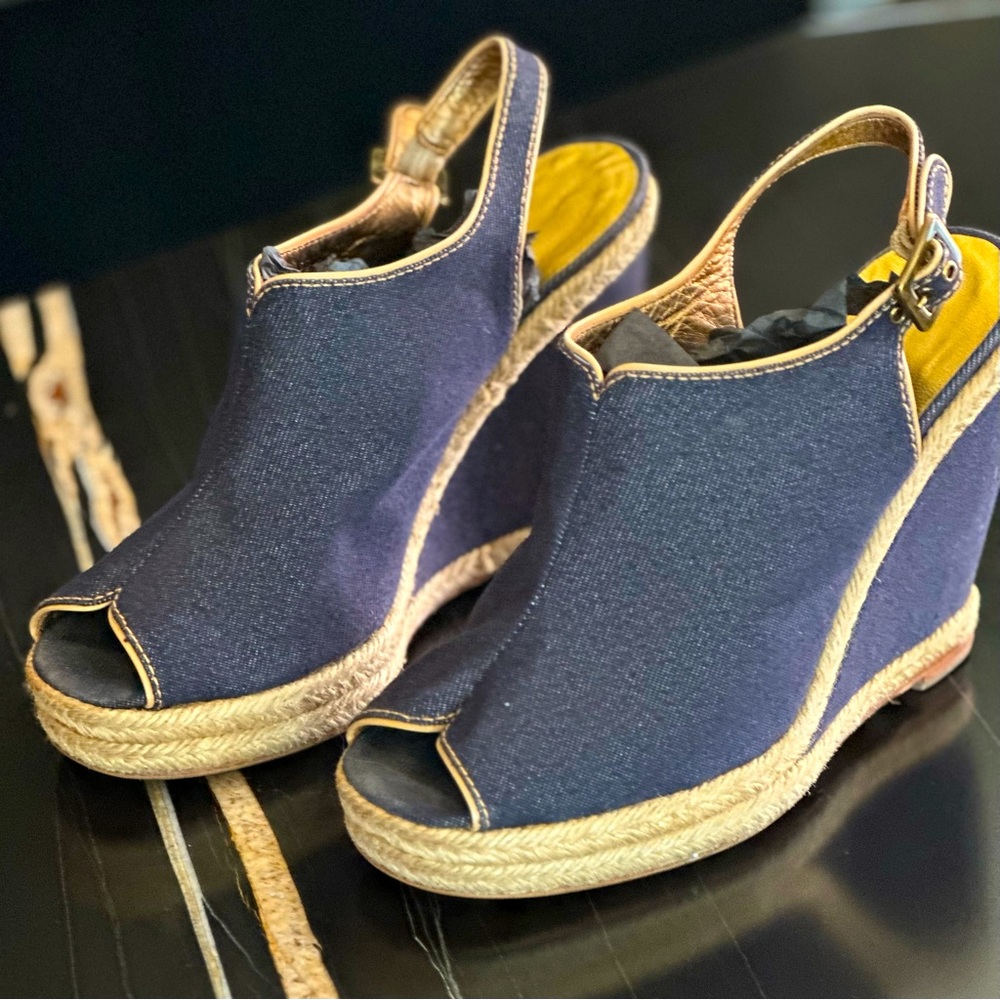 Roger Vivier Denim Heels